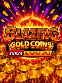 Blazing Gold Coins Running Wins